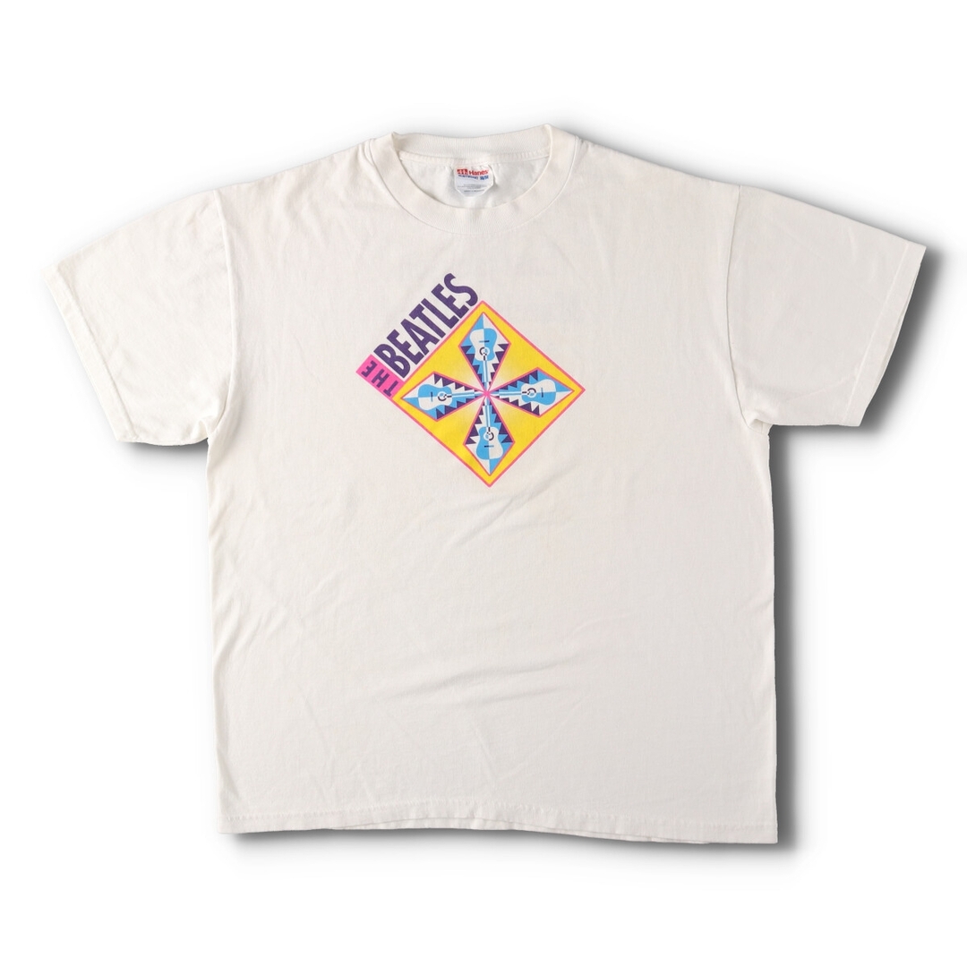 Hanes(ヘインズ)の古着 90~00年代 ヘインズ Hanes THE BEATLES ビートルズ バンドTシャツ バンT メンズL ヴィンテージ /evb004735 メンズのトップス(Tシャツ/カットソー(半袖/袖なし))の商品写真