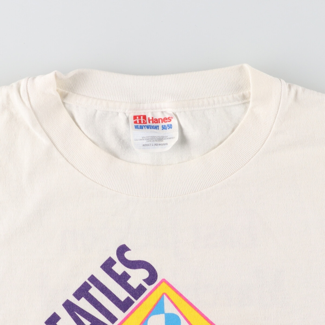 Hanes(ヘインズ)の古着 90~00年代 ヘインズ Hanes THE BEATLES ビートルズ バンドTシャツ バンT メンズL ヴィンテージ /evb004735 メンズのトップス(Tシャツ/カットソー(半袖/袖なし))の商品写真