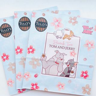 タリーズコーヒー(TULLY'S COFFEE)のタリーズコーヒー　 トムとジェリー　トムジェリ　コラボ 2024年　ショッパー(キャラクターグッズ)