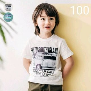 エルビークラブ(LB CLUB)の【新品】 100 LB CLUB エルビークラブ 写真プリント Tシャツ(Tシャツ/カットソー)