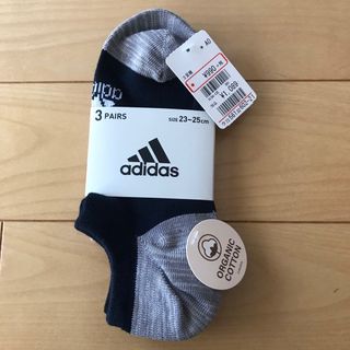 アディダス(adidas)のadidas  アディダス　ソックス　靴下　3足セット　23〜25cm(ソックス)