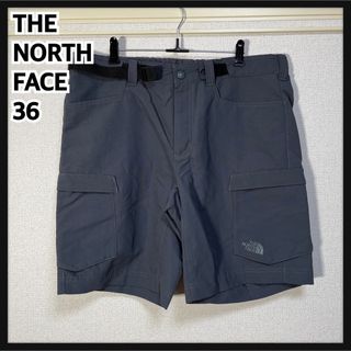 ザノースフェイス(THE NORTH FACE)の【ノースフェイス】ハーフパンツ　ダークグレー　US規格　刺繍ワンポイント　KY(ショートパンツ)