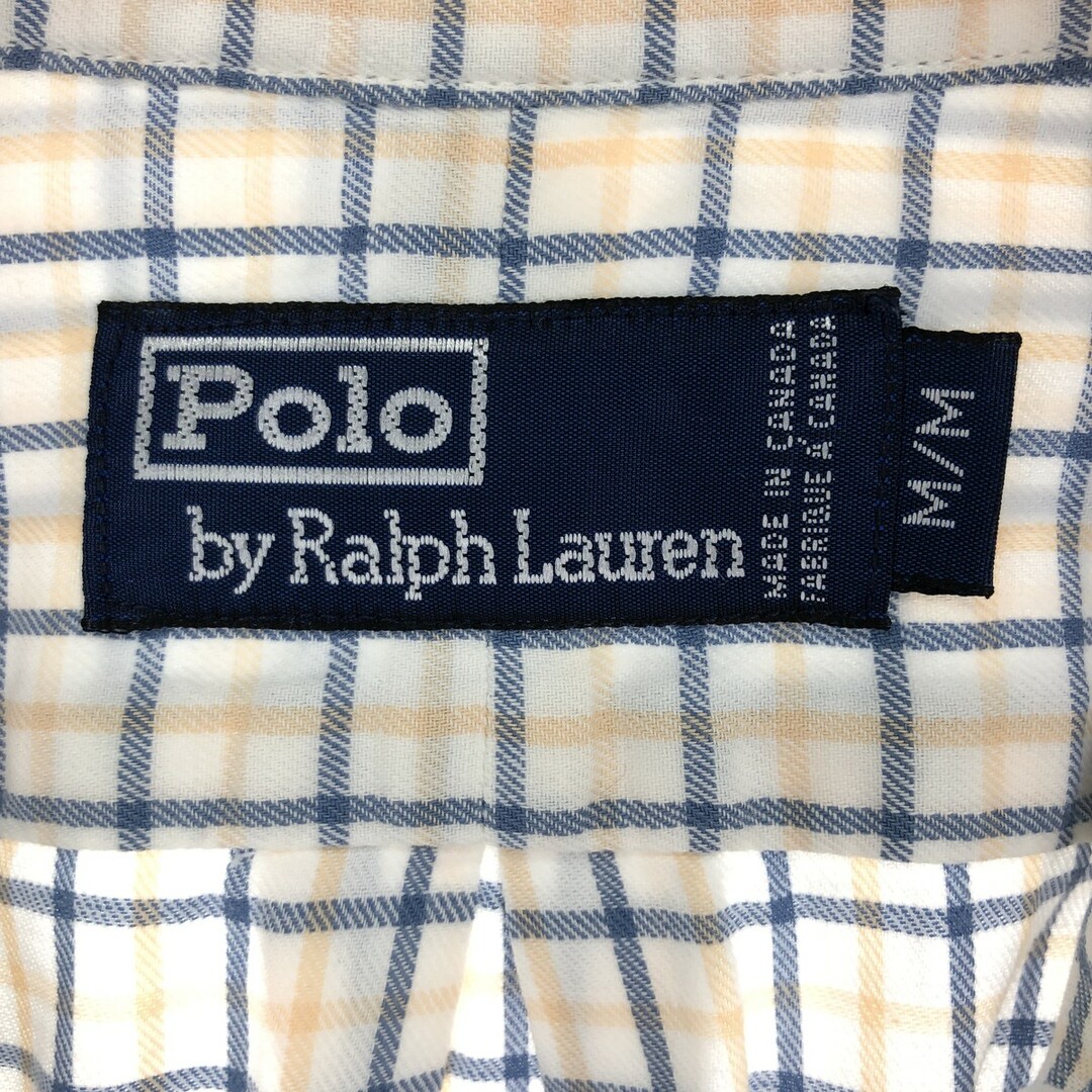 Ralph Lauren(ラルフローレン)の古着 ラルフローレン Ralph Lauren Polo Ralph Lauren 長袖 ボタンダウンチェックシャツ メンズM /eaa425707 メンズのトップス(シャツ)の商品写真