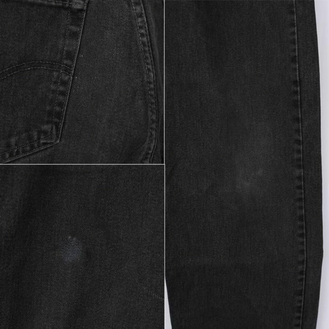 Levi's(リーバイス)のリーバイス505 Levis W38 ブラックデニム 黒 カナダ製 8393 メンズのパンツ(デニム/ジーンズ)の商品写真