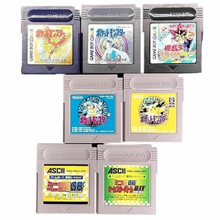 ゲームボーイソフト 7点まとめ買い ポケモン ミニ四駆 遊戯王 全部電池交換済み(家庭用ゲームソフト)