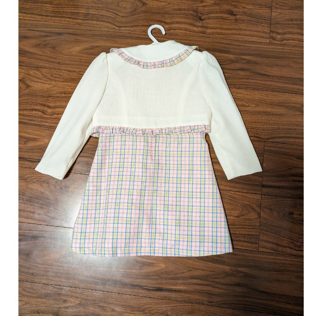 110㌢　ワンピース　ジャケット　セット キッズ/ベビー/マタニティのキッズ服女の子用(90cm~)(ドレス/フォーマル)の商品写真