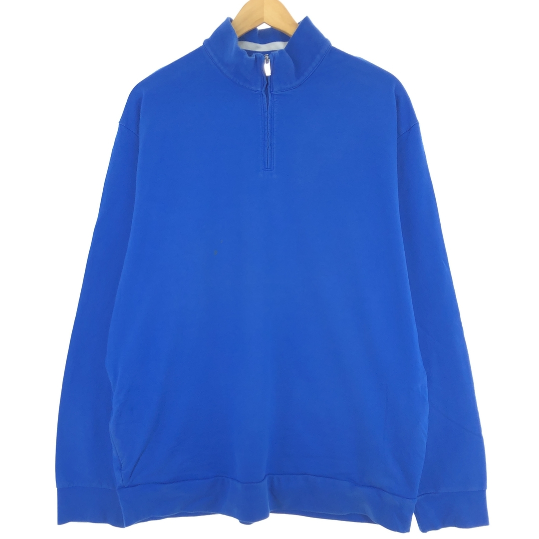 Ralph Lauren(ラルフローレン)の古着 ラルフローレン Ralph Lauren POLO GOLF ポロゴルフ ハーフジップ 長袖 ポロシャツ メンズXL /eaa426464 メンズのトップス(ポロシャツ)の商品写真