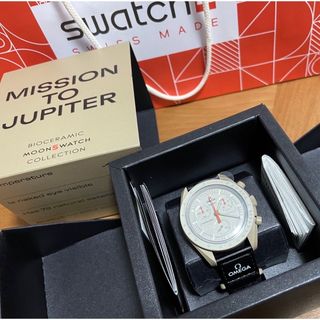 スウォッチ(swatch)の【3月25日購入】新品 SWATCH × OMEGA jupiter (腕時計(アナログ))