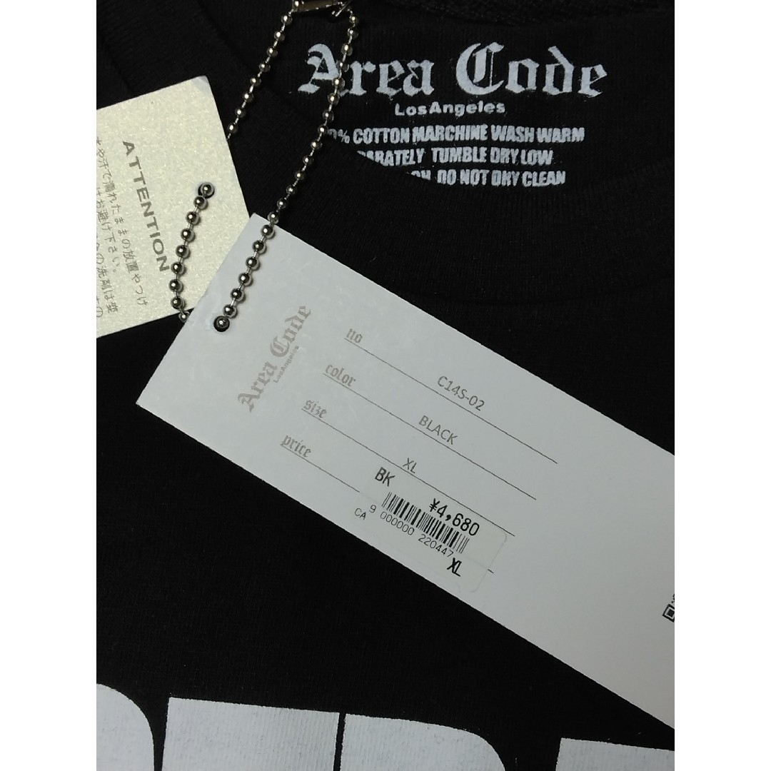 AREA CODE タグ付き新品 半袖T / XL メンズのトップス(Tシャツ/カットソー(半袖/袖なし))の商品写真