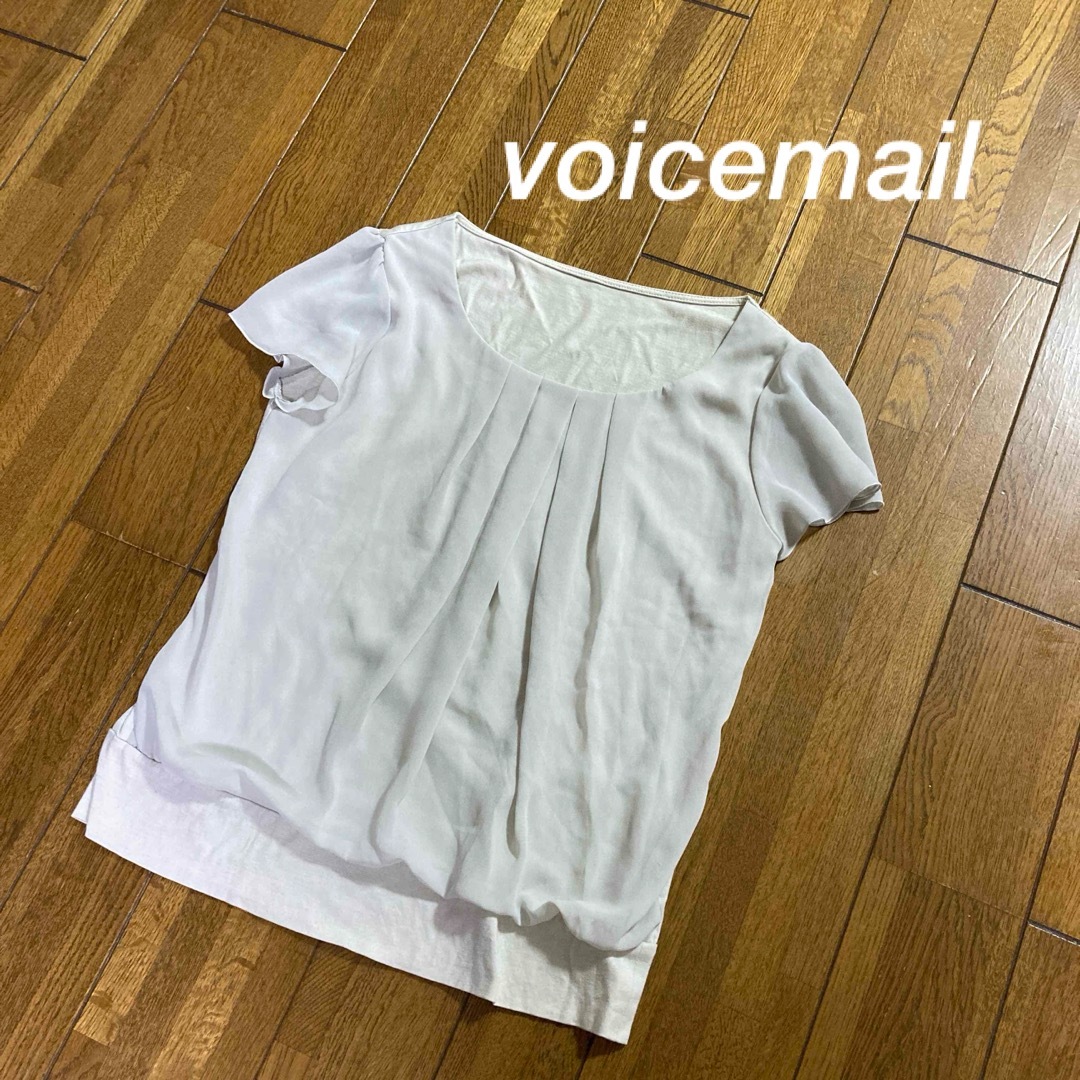 VOICEMAIL(ヴォイスメール)の【voicemail】異素材　トップス　ブラウス レディースのトップス(シャツ/ブラウス(半袖/袖なし))の商品写真