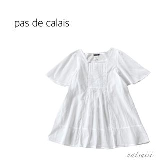 pas de calais パドカレ . 製品染め ピンタック プルオーバー