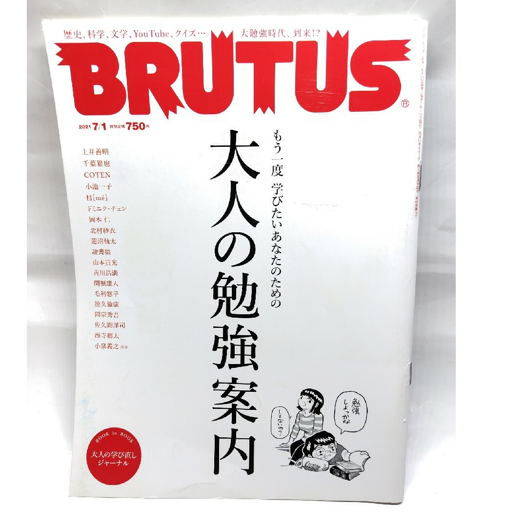 BRUTUS (ブルータス) 2021年 7/1号 [雑誌] エンタメ/ホビーの本(ビジネス/経済)の商品写真