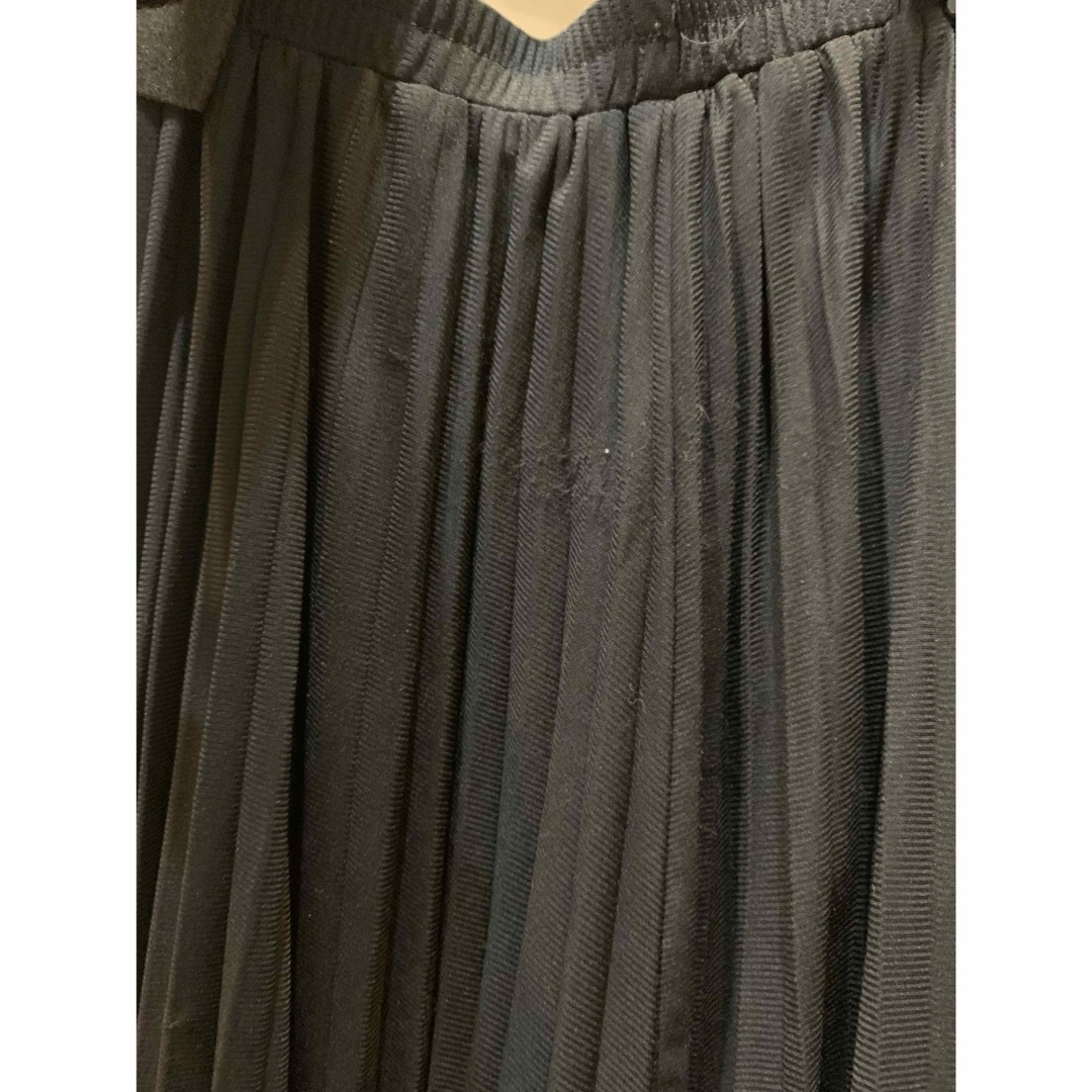 archives(アルシーヴ)の【定価¥5,390】パワーネットアシメプリーツスカート レディースのスカート(ロングスカート)の商品写真