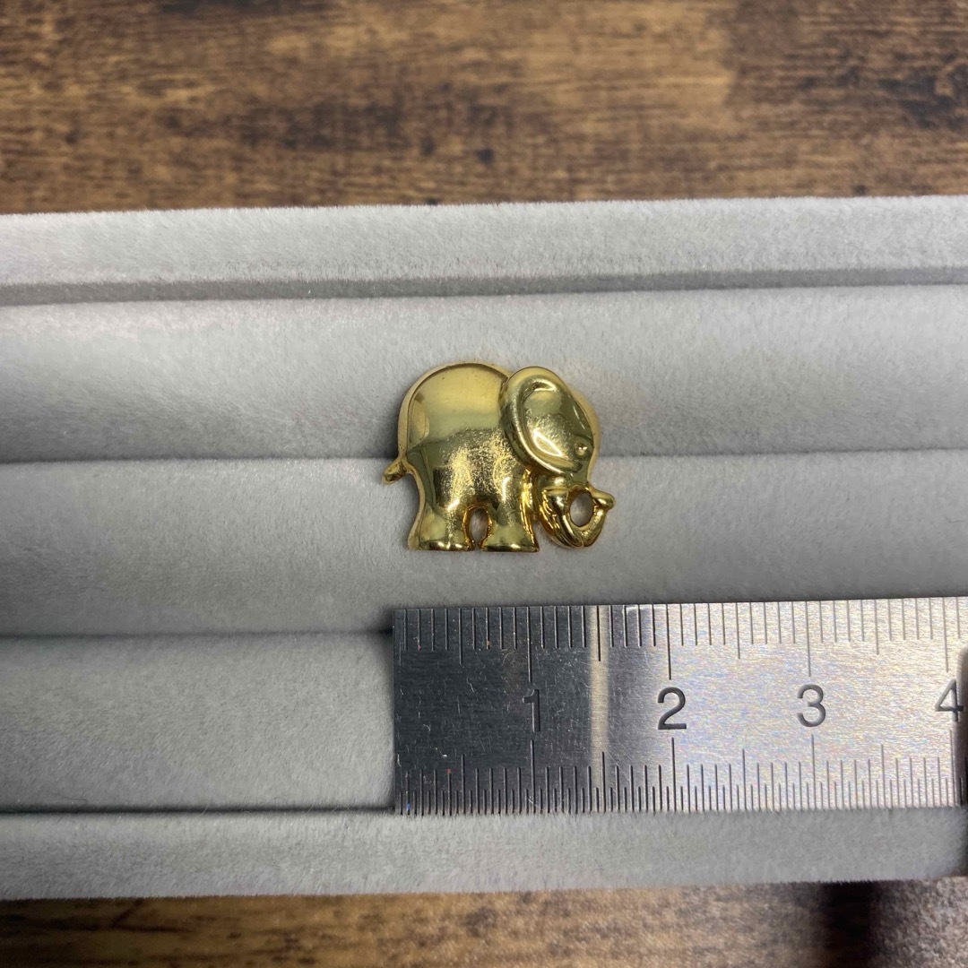 H.P.FRANCE(アッシュペーフランス)のNY vintage shop 1950' elephant gold pin★ レディースのアクセサリー(ブローチ/コサージュ)の商品写真