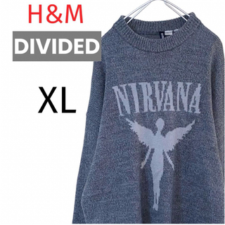 H&M - H&M DEVIDED NIRVANAニット セーター XL   ニルヴァーナ
