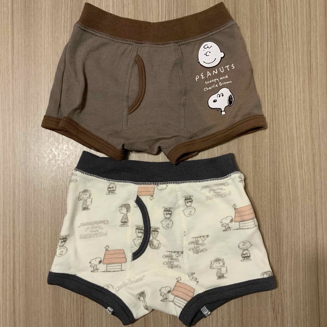 SNOOPY(スヌーピー)の下着　パンツ　トランクス　キッズ　スヌーピー柄 キッズ/ベビー/マタニティのキッズ服男の子用(90cm~)(下着)の商品写真