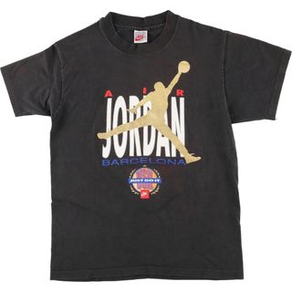 ナイキ(NIKE)の古着 90年代 ナイキ NIKE 銀タグ AIR JORDAN エアジョーダン ロゴプリントTシャツ USA製 メンズM ヴィンテージ /eaa433324(Tシャツ/カットソー(半袖/袖なし))