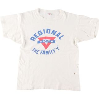 チャンピオン(Champion)の古着 60年代 チャンピオン Champion ランナーズタグ ランタグ  YMCA プリントTシャツ USA製 メンズM ヴィンテージ/eaa433321(Tシャツ/カットソー(半袖/袖なし))