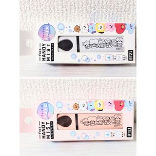 ビーティーイシビル(BT21)のBT21 ＊ フェイスハンディ ミスト ♡ ピンク ♡ホワイト  2個セット(アイドルグッズ)