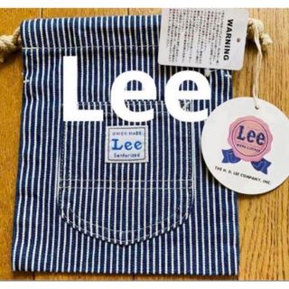 リー(Lee)のLee  デニム巾着  ポーチ   [未使用](その他)