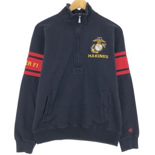 チャンピオン(Champion)の古着 チャンピオン Champion ハーフジップスウェットシャツ トレーナー メンズS /eaa431452(スウェット)