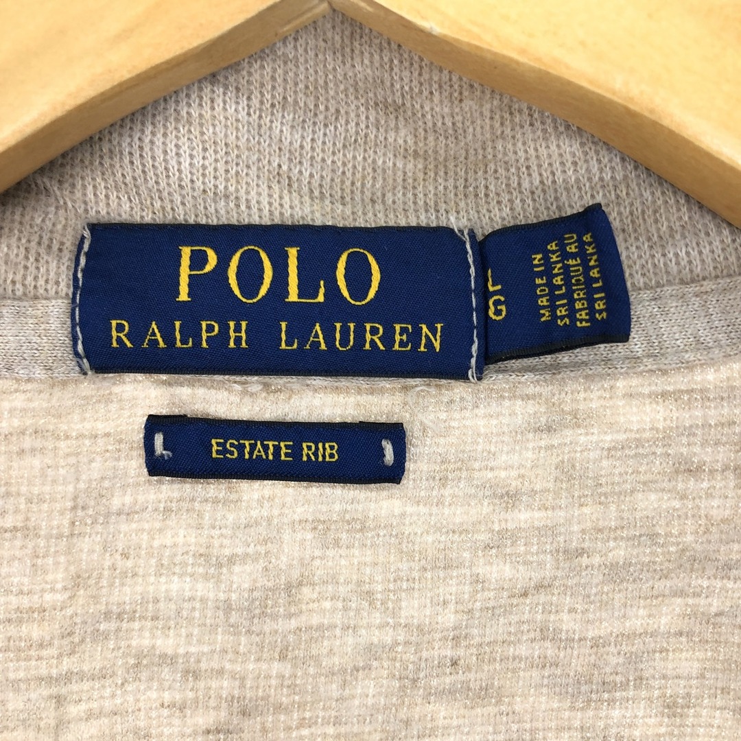Ralph Lauren(ラルフローレン)の古着 ラルフローレン Ralph Lauren POLO RALPH LAUREN ハーフジップスウェットシャツ トレーナー メンズL /eaa431455 メンズのトップス(スウェット)の商品写真