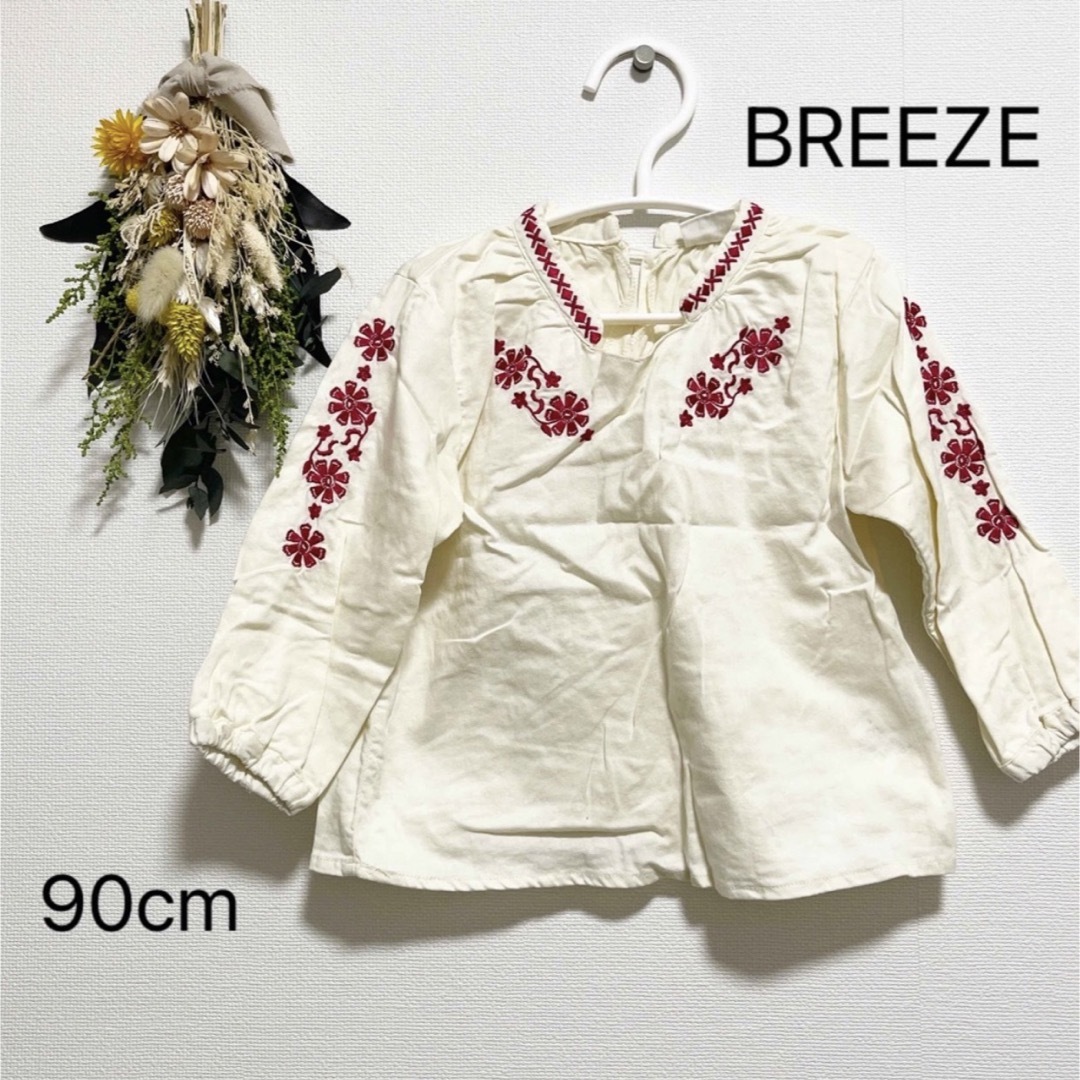 BREEZE(ブリーズ)のBREEZE トップス90cm キッズ/ベビー/マタニティのキッズ服女の子用(90cm~)(Tシャツ/カットソー)の商品写真