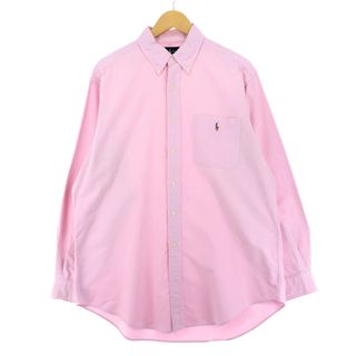 ラルフローレン(Ralph Lauren)の古着 ラルフローレン Ralph Lauren CLASSIC FIT 長袖 ボタンダウンシャツ メンズL /eaa425700(シャツ)