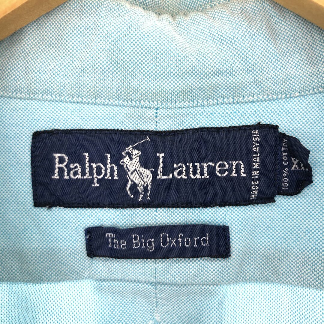 Ralph Lauren(ラルフローレン)の古着 ラルフローレン Ralph Lauren The Big Oxford 長袖 ボタンダウンシャツ メンズXL /eaa425718 メンズのトップス(シャツ)の商品写真