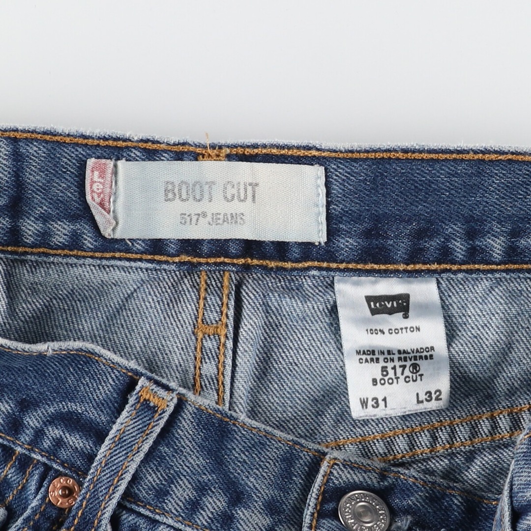 Levi's(リーバイス)の古着 00年代 リーバイス Levi's 517 BOOT CUT ブーツカットデニムパンツ メンズw30 /eaa428028 メンズのパンツ(デニム/ジーンズ)の商品写真