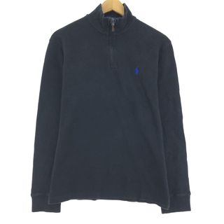 ラルフローレン(Ralph Lauren)の古着 ラルフローレン Ralph Lauren POLO RALPH LAUREN ハーフジップスウェットシャツ トレーナー メンズS /eaa431795(スウェット)