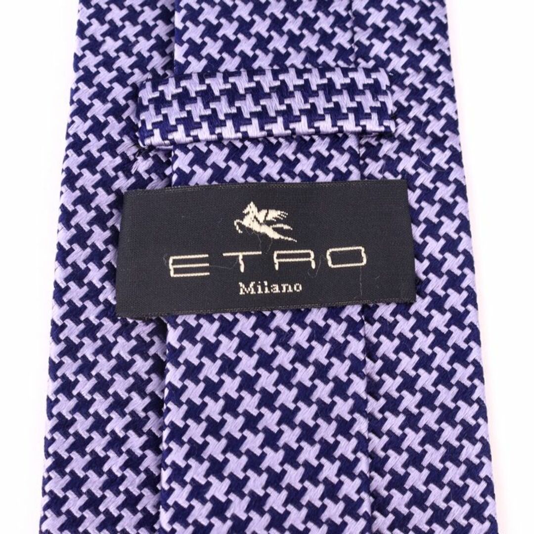 ETRO(エトロ)のエトロ ブランドネクタイ 小紋柄 シルク イタリア製 メンズ パープル ETRO メンズのファッション小物(ネクタイ)の商品写真