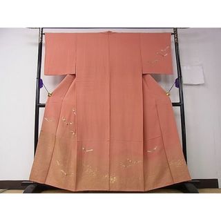 平和屋1■訪問着　結び花文　金彩　逸品　an5644(着物)