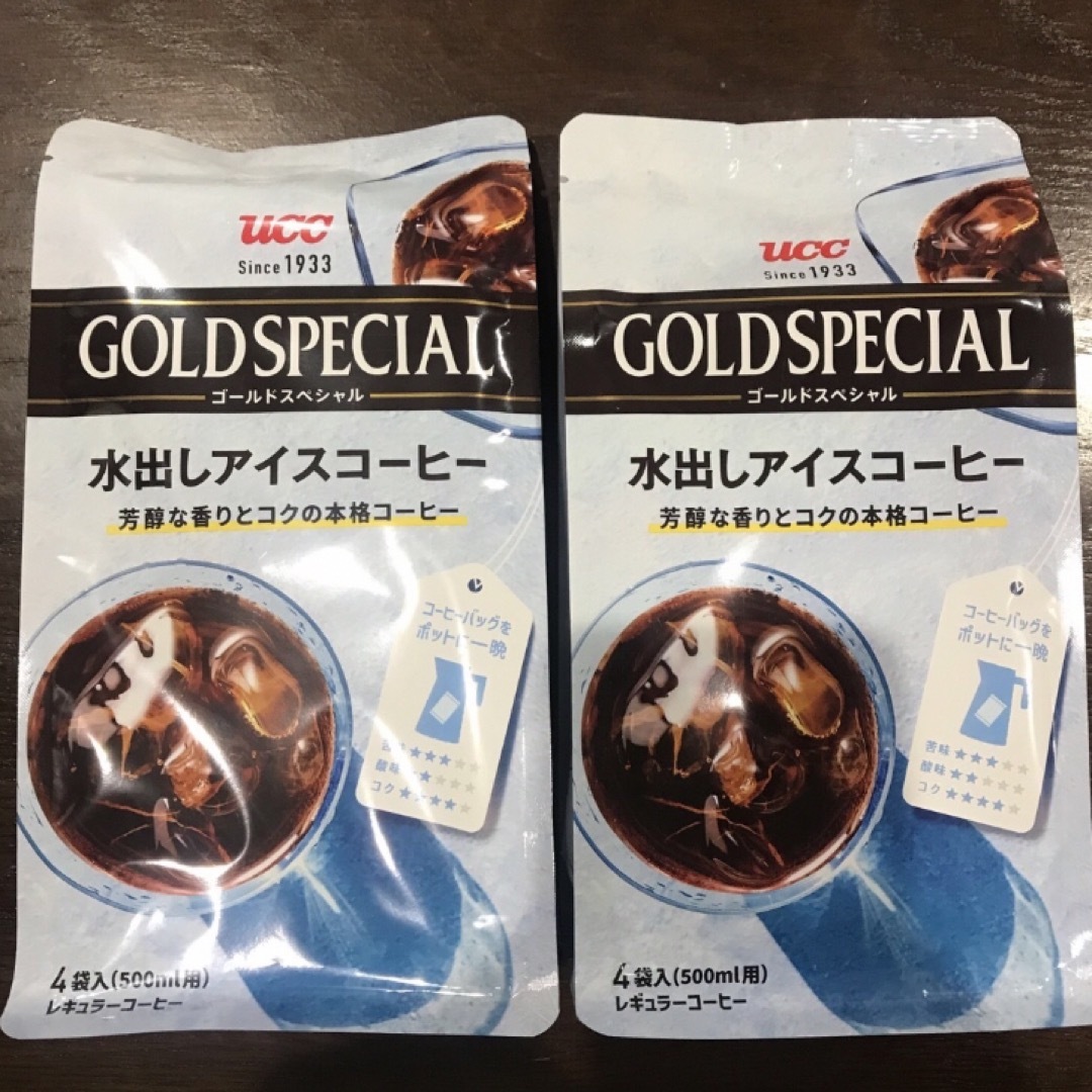 UCC(ユーシーシー)のUCC   ゴールドスペシャル 水出しアイスコーヒー 4袋入り× 2   食品/飲料/酒の飲料(コーヒー)の商品写真