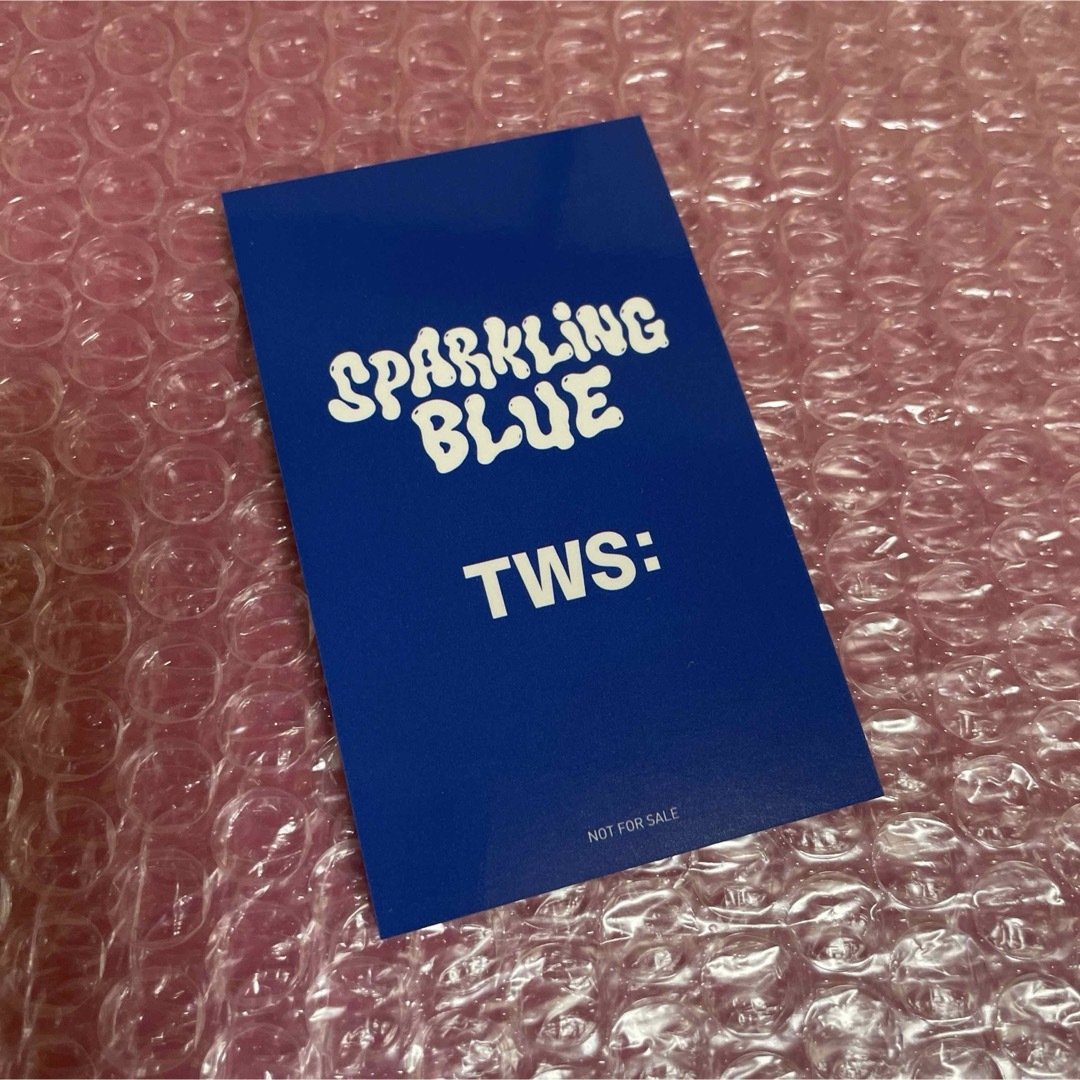 TWS Sparkling Blue 特典 ユニバ ギョンミン 1枚 エンタメ/ホビーのタレントグッズ(アイドルグッズ)の商品写真