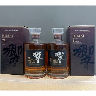 サントリー(サントリー)の2本　サントリー 響21年 HIBIKI 700ml 43％ 未開詮 古酒(ウイスキー)