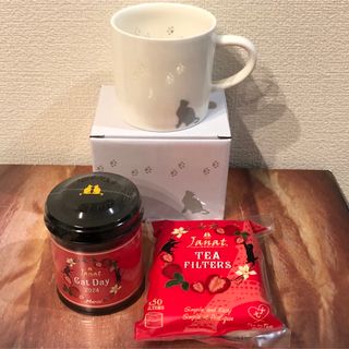 KALDI - カルディ　猫の日バッグ　マグカップ　紅茶