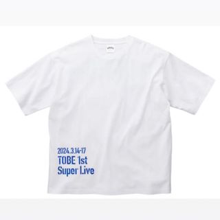 TOBE 東京ドーム　toHEROes Tシャツ　ホワイト　ナンバーアイ(Tシャツ(半袖/袖なし))