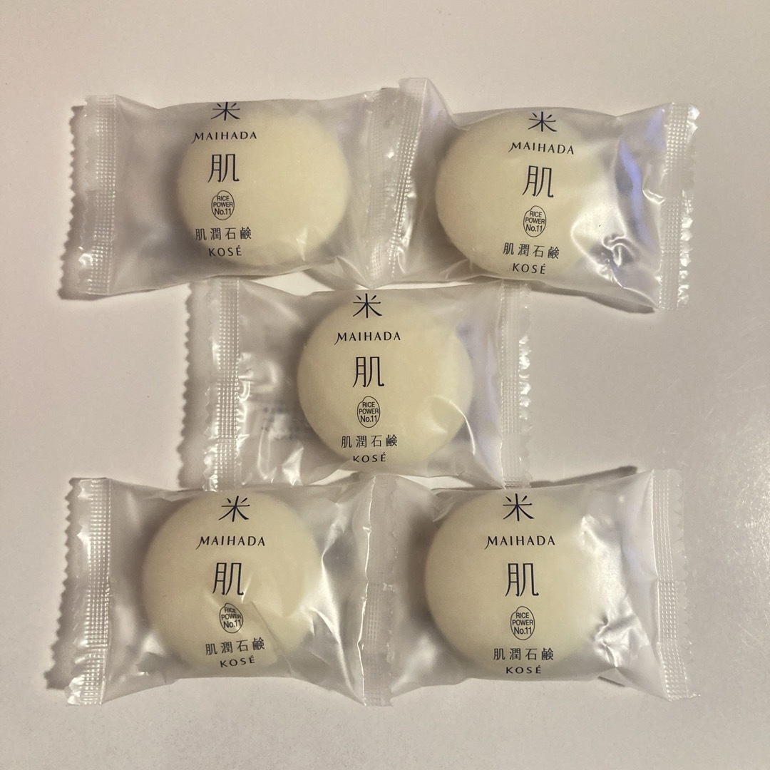 MAIHADA(マイハダ)のコーセー KOSE 米肌 肌潤石鹸 15g 5個セット コスメ/美容のスキンケア/基礎化粧品(洗顔料)の商品写真