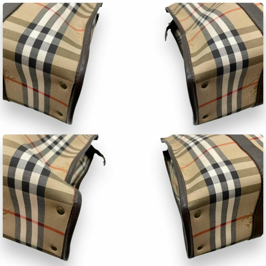 BURBERRY(バーバリー)のBURBERRY バーバリー　c5 トートバッグ　ノバチェック　シャドーホース レディースのバッグ(トートバッグ)の商品写真