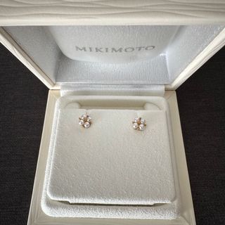 ミキモト(MIKIMOTO)のミキモトMIKIMOTO ベビーパールゴールドピアス(ピアス)