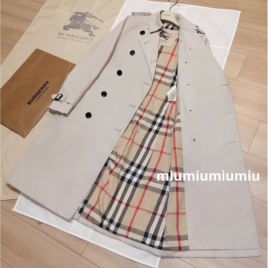 BURBERRY(バーバリー)の本物上質●　イタリア製トレンチコート　バーバリー　ヘリテージ レディースのジャケット/アウター(トレンチコート)の商品写真