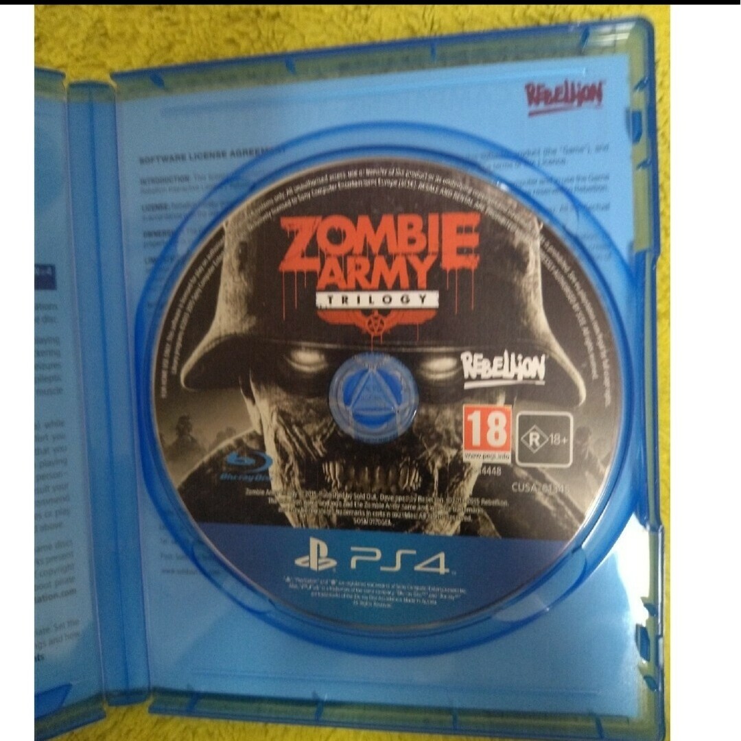 PlayStation4(プレイステーション4)のZOMBIE ARMY TRILOGY エンタメ/ホビーのゲームソフト/ゲーム機本体(家庭用ゲームソフト)の商品写真