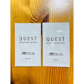 コーセー(KOSE)のQUEST　クエスト　ナチュラル 洗顔 フォーム　２袋(洗顔料)