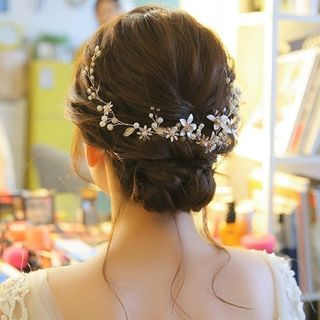 成人式　ヘアセット　結婚式　ウェディング　シルバー　前撮り　髪飾り　ヘアアクセ(その他)