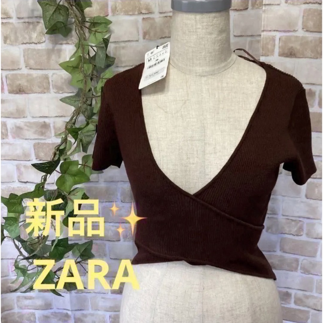 ZARA(ザラ)の感謝sale❤️737❤️新品✨ZARA②❤️ゆったり可愛いトップス　カットソー レディースのトップス(カットソー(半袖/袖なし))の商品写真