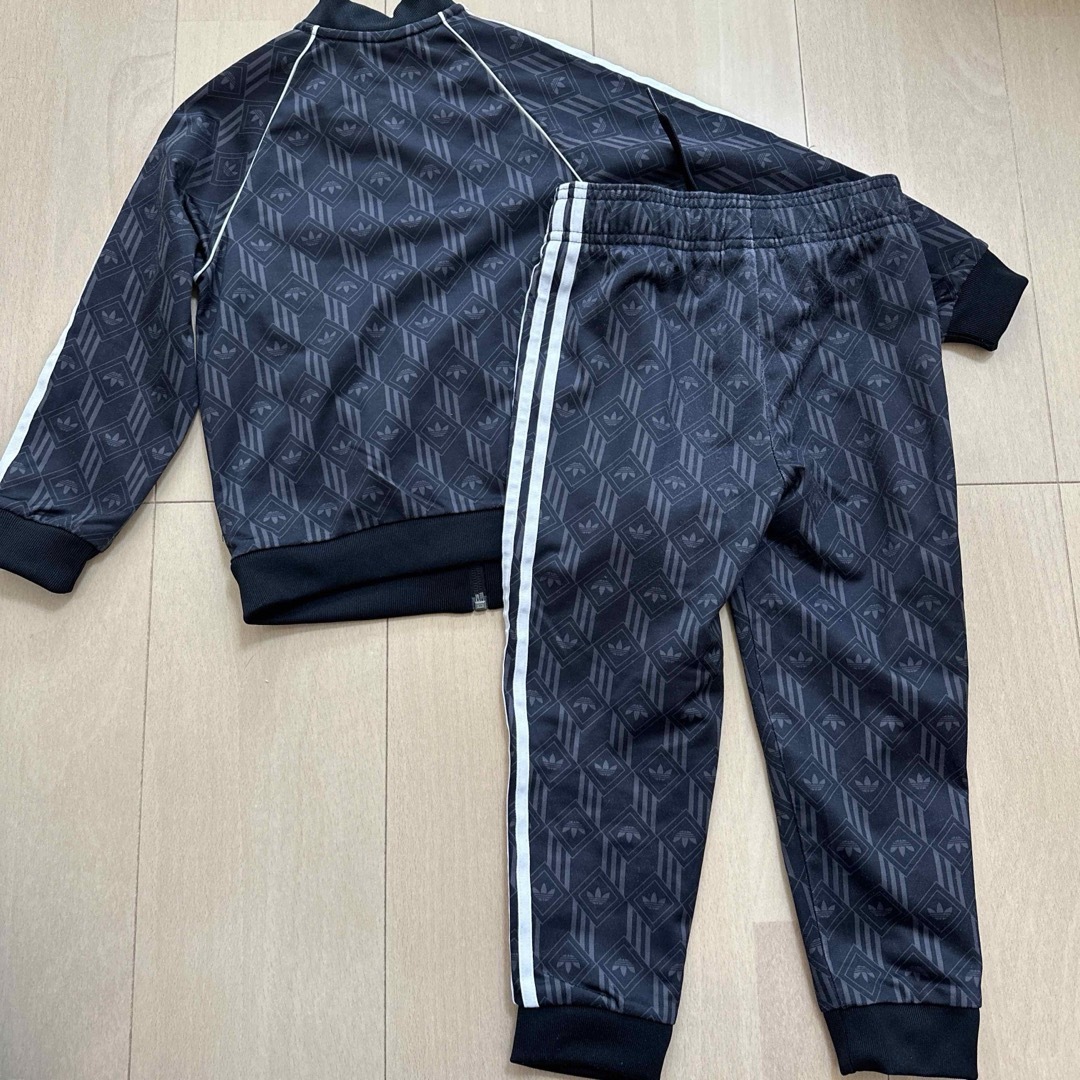 adidas(アディダス)のadidas ジャージ上下　セットアップ　100 キッズ/ベビー/マタニティのキッズ服男の子用(90cm~)(その他)の商品写真