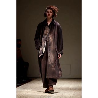 ヨウジヤマモトプールオム(Yohji Yamamoto POUR HOMME)のyohji yamamoto 22AW ベクシンスキーコート(ステンカラーコート)