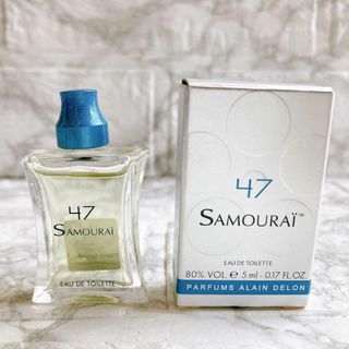 廃盤　アランドロン　SAMOURAI 47 オーデトワレ　5㎖　未使用　スイス(香水(男性用))