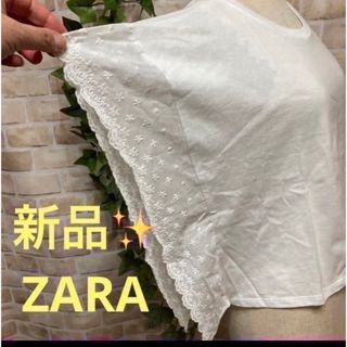 ザラ(ZARA)の感謝sale❤️739❤️新品✨ZARA④❤️ゆったり可愛いトップス　カットソー(カットソー(半袖/袖なし))